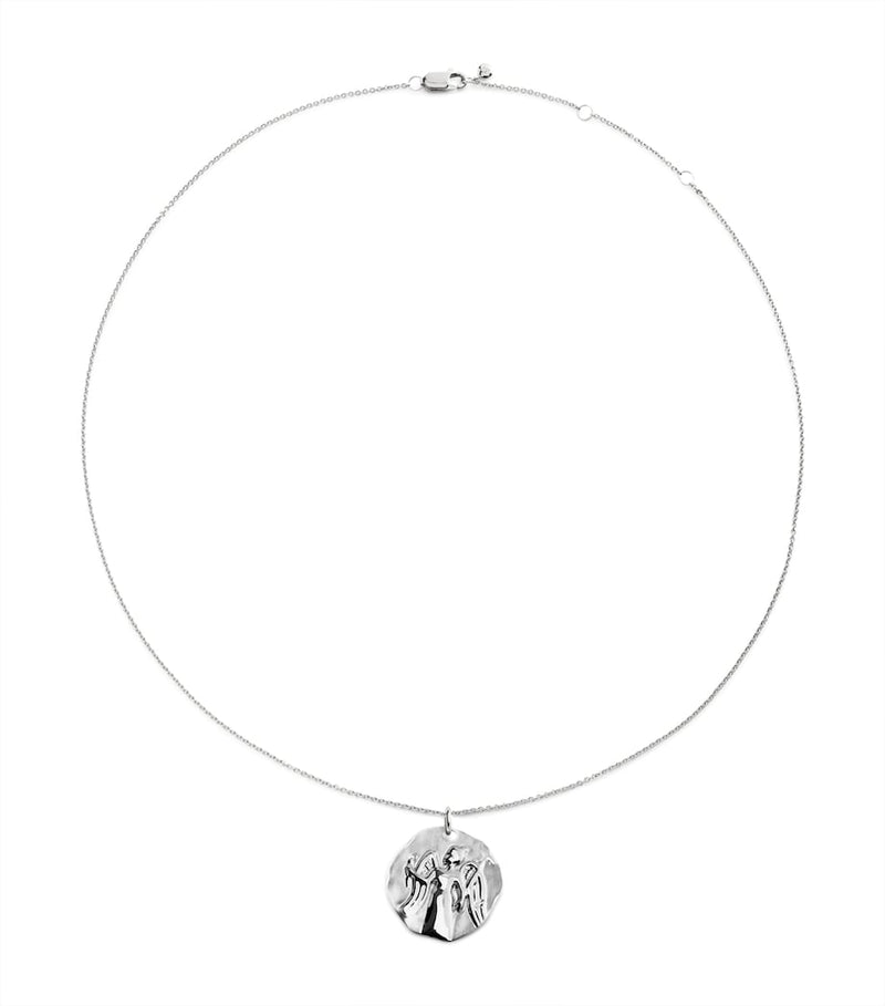 Monica Vinader sterling silver Virgo zodiac necklace, UK version