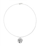 Monica Vinader sterling silver Virgo zodiac necklace, UK version