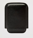 WOLF Leather W Moulded Card Holder compact design, imported from the UK