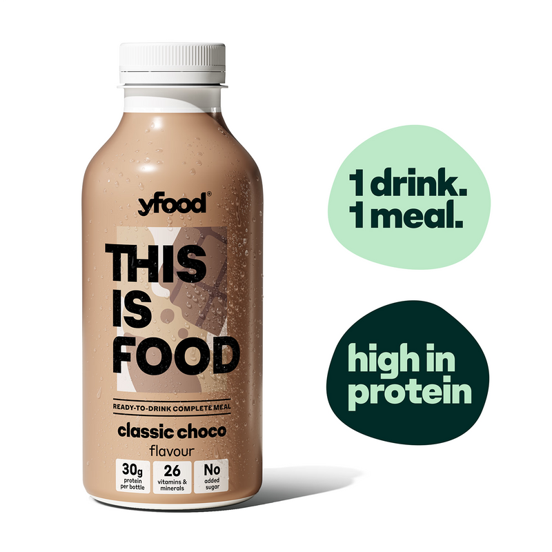 Yfood Classic Choco complete meal drink 500ml 6-pack (British brand)
