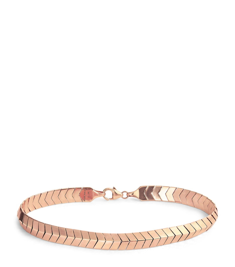 Jacquie Aiche Fishtail Bracelet 14K rose gold - British product