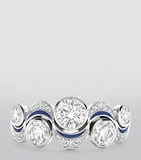 Boodles Over the Moon platinum diamond ring, imported from the UK