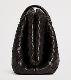 Bottega Veneta small leather Lauren 1980 clutch bag, imported from the UK