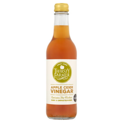 Thirsty Farmer raw apple cider vinegar 330ml - British product