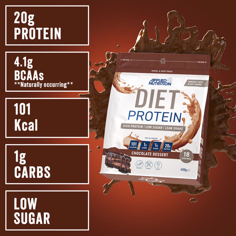 Applied Nutrition chocolate diet protein powder 450g - British product