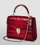 Aspinal of London Mayfair midi top-handle bag, imported from the UK