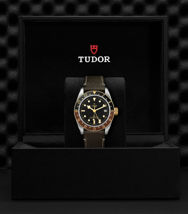 TUDOR Black Bay GMT stainless steel and yellow gold watch 41mm - British product