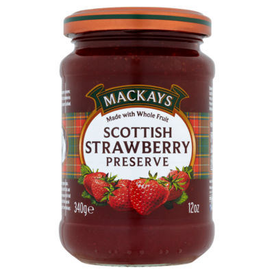 Mackay's Strawberry Preserve 340g (British brand)
