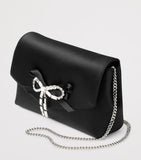 Jimmy Choo satin bow mini handbag (British brand)