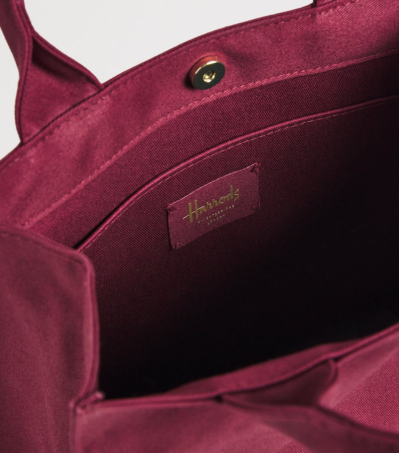 Harrods small logo tote bag, imported from the UK