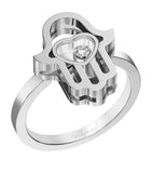 Chopard Happy Diamonds ring white gold diamond, imported from the UK