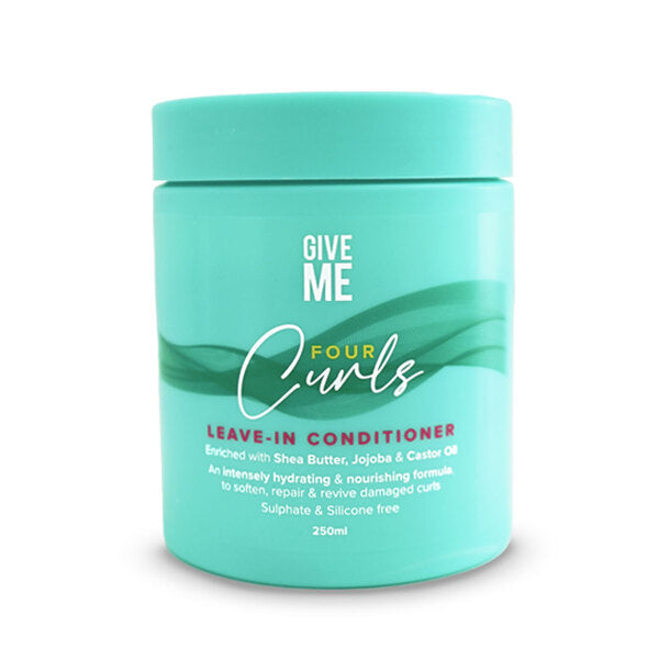 Give Me Four Curls Intense Hydration leave-in conditioner 250ml, imported from the UK