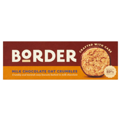 Border Milk Chocolate Oat Crumbles 150g - British product