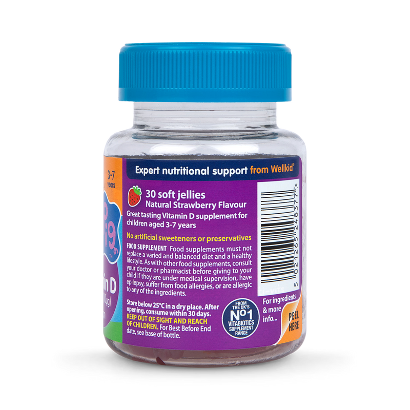 Vitabiotics Wellkid Peppa Pig strawberry gummies 30 pack (British brand)