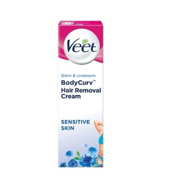 Veet Pure Hair Removal Cream Bikini Underarm Sensitive 100ml GOODS Superdrug