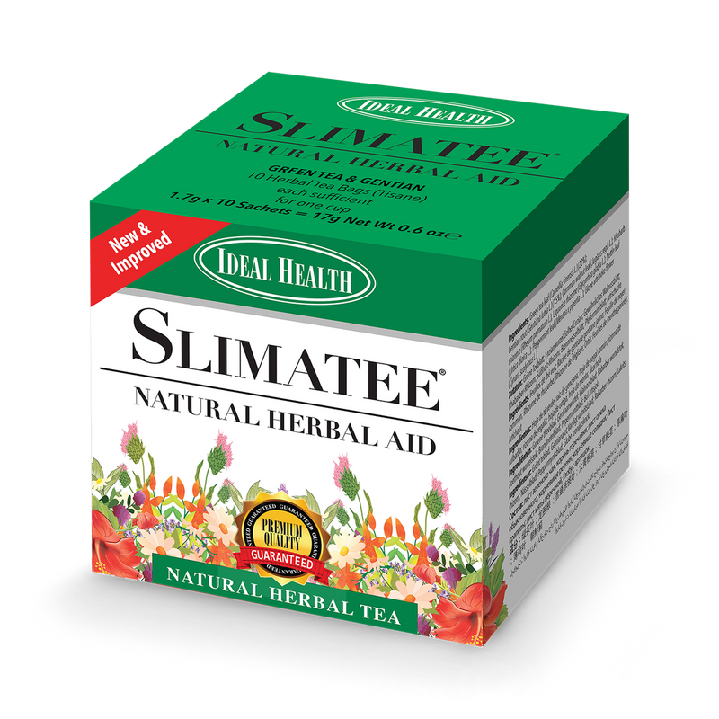 Ideal Health Slimatee Green Tea Gentian 10 Tea Bags