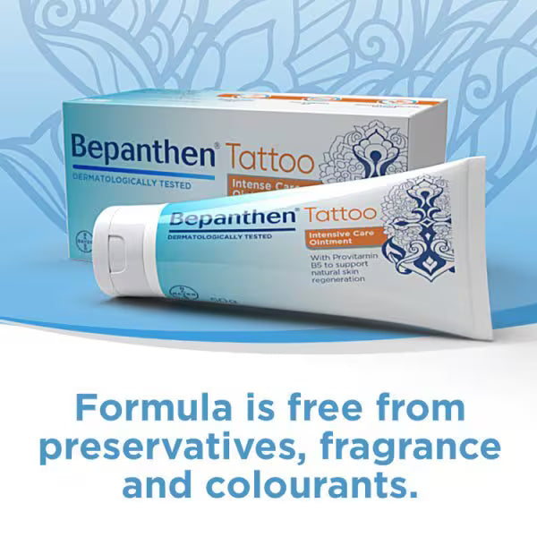 Bepanthen Tattoo Care Ointment Provitamin B5 50g - British product