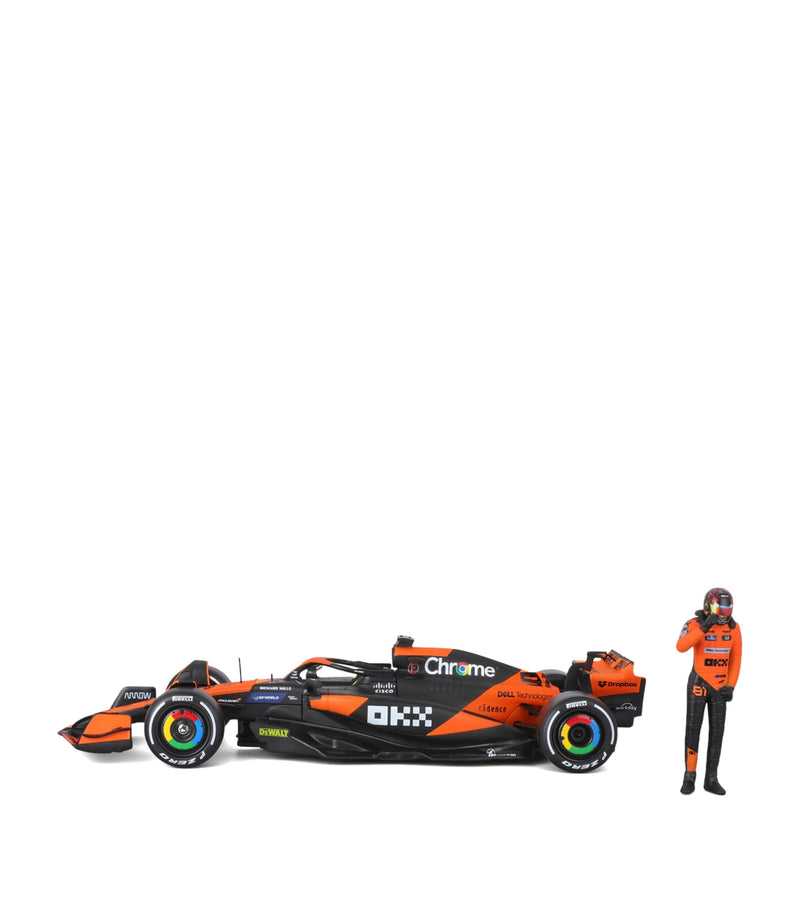 Bburago McLaren MCL38 1:24 model and driver figure, imported from the UK