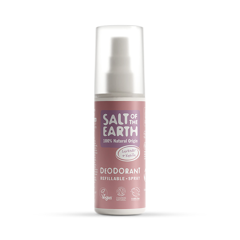 Salt of the Earth deodorant spray Lavender Vanilla 100ml, UK version