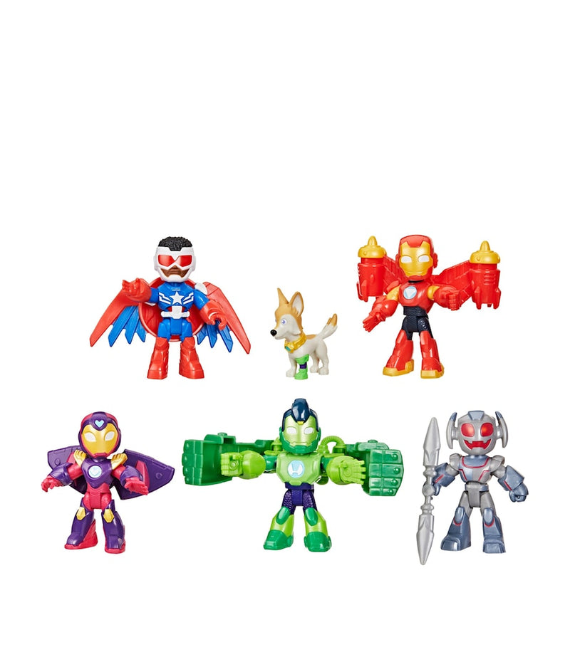 Marvel Iron Man Avengers figurine set with 6 figures, imported from the UK
