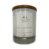 Holland & Barrett Peppermint & Eucalyptus Scented Wood Wick Candle 30cl- Buy online at McGrocer