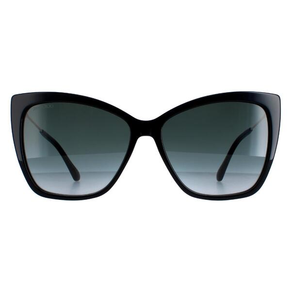 Jimmy Choo women's cat eye sunglasses Seba/S black (British brand)