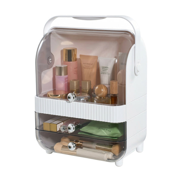 Livingandhome makeup organiser with two PET drawers - British brand