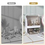 Livingandhome makeup organiser with two PET drawers - British brand
