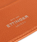 Ettinger Capra bifold wallet with Art Deco curves, UK version