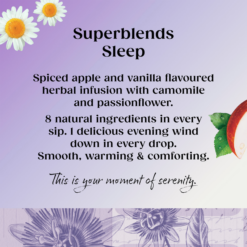 Twinings Sleep Tea Spiced Apple 20 bags, imported from the UK