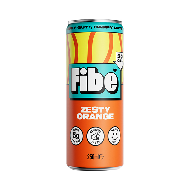 Fibe Soda Lush Limeonade Drink 250ml - Zesty Orange