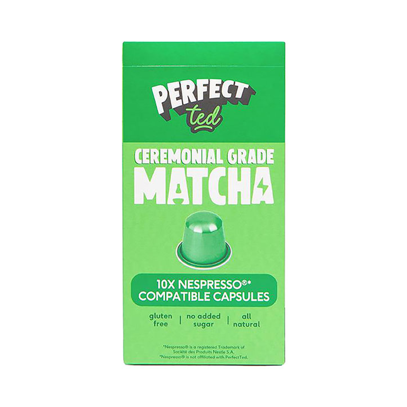 Perfect Ted Matcha Green Tea Powder Pods x10 - Original