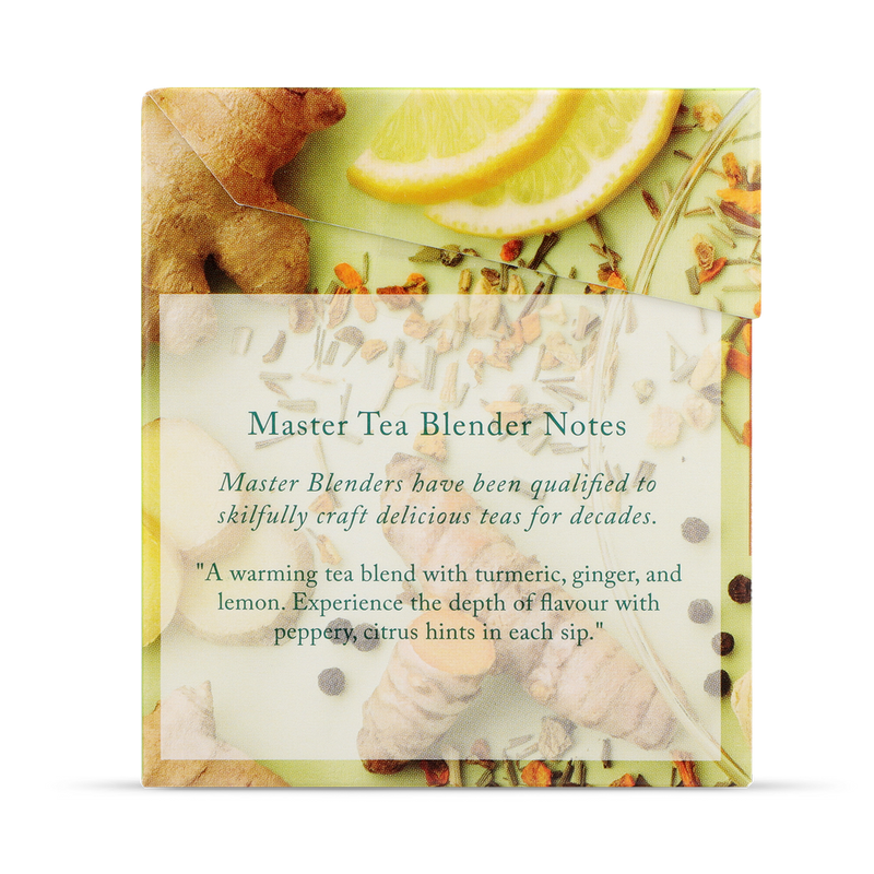 Organic Turmeric Ginger Lemon Herbal Tea 15 Tea Bags