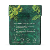 Herbal Tea with Moringa, Peppermint, and Fennel - 10 Tea Bags with Probiotics and Vitamin B12