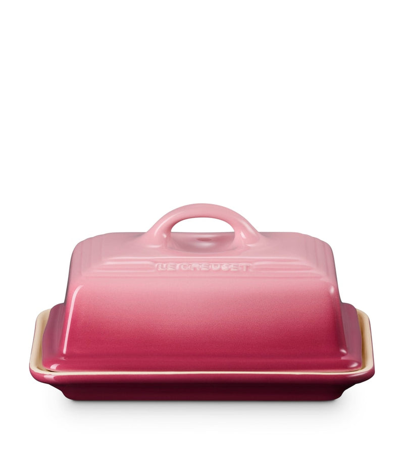 Le Creuset stoneware butter dish (17cm), imported from the UK