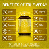True Veda organic holy basil capsules 360 count, imported from the UK