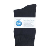IOMI unisex extra wide thermal socks 93% cotton, UK version