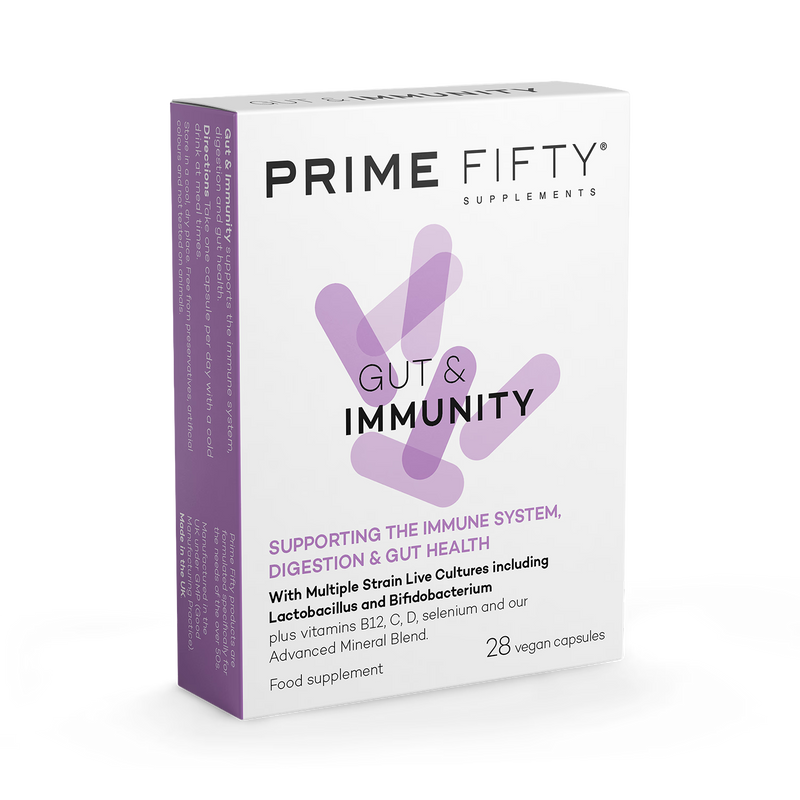 Gut & Immunity live bacteria supplement 28 capsules - British product