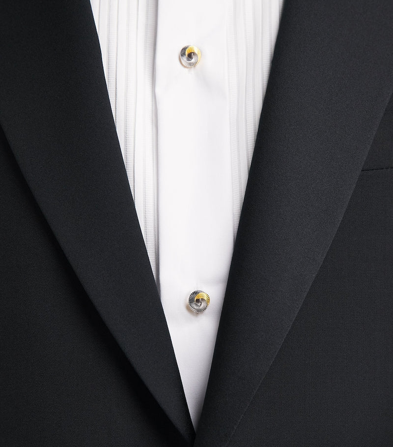 Tateossian Mobius knot cufflinks and studs set (British brand)