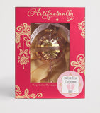 Artifactually baby girl ornament, UK version