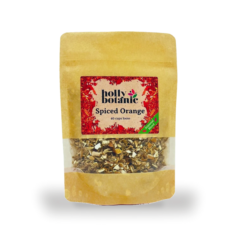Holly Botanic spiced orange tisane 40 cup loose, UK version