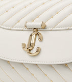 Jimmy Choo Curve top-handle bag leather - British product