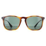 Superdrug Ray-Ban Chris 4187 Tortoise & Gunmetal Green Men Sunglasses- Buy online at McGrocer