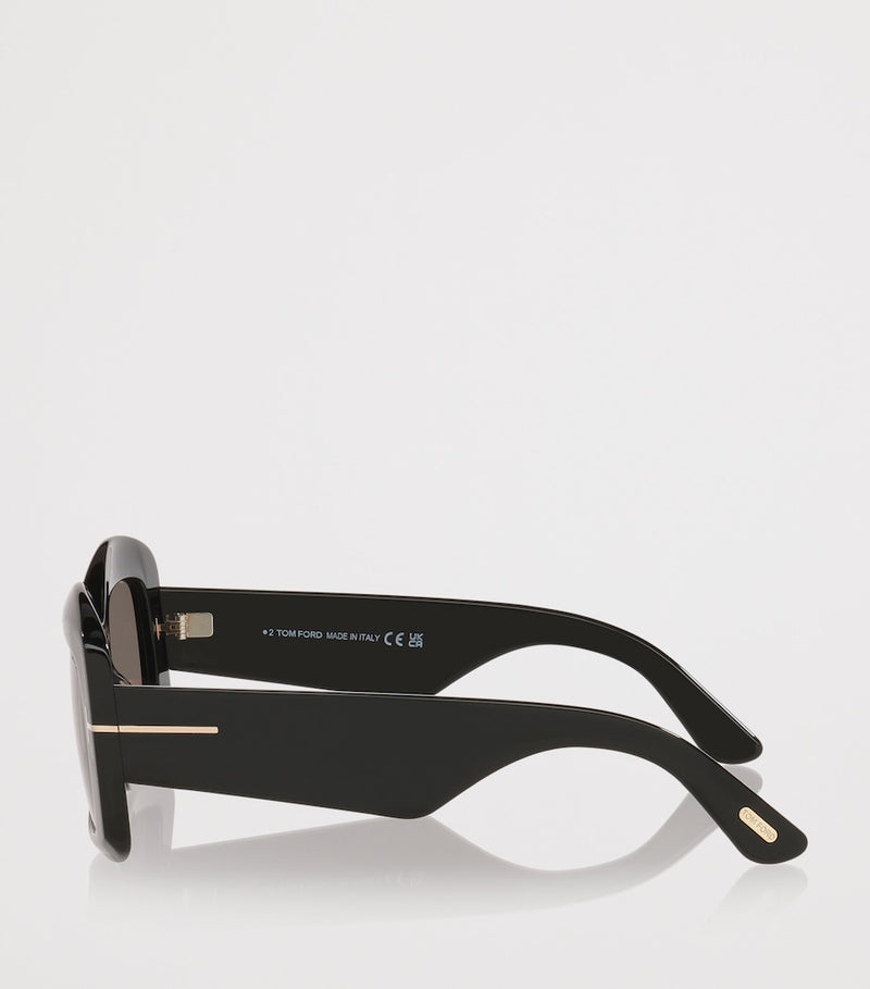 TOM FORD Venetia sunglasses acetate square frame, imported from the UK