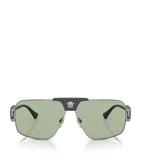 Versace Sunglasses Steel 0VE2251, imported from the UK