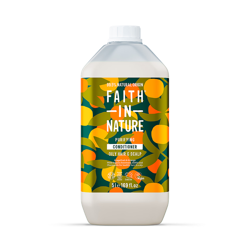 Faith In Nature grapefruit orange conditioner 5L - British product