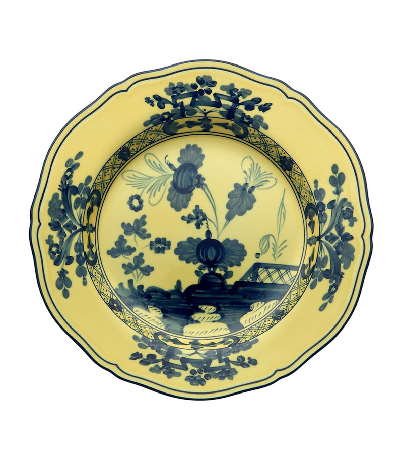 Ginori 1735 Oriente Italiano Citrino plate 26.5cm, imported from the UK