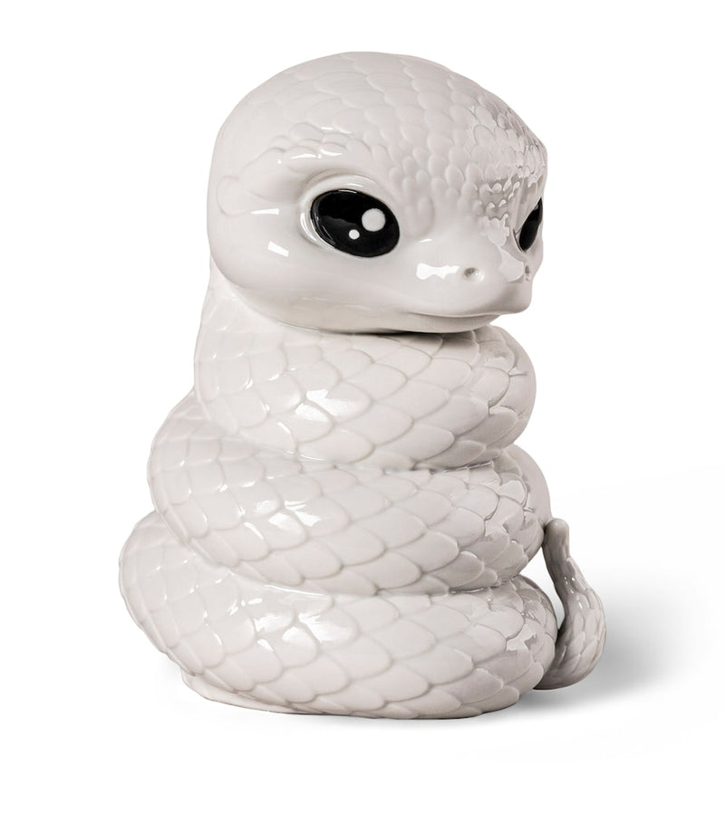 Lladró baby snake porcelain figurine 16cm, UK version