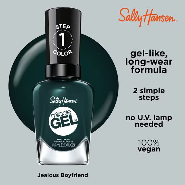 Sally Hansen Miracle Gel Nail Polish Jealous Boyfriend (British brand)