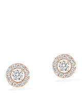Harrods Messika Joy Rose Gold and Diamond Stud Earrings 0.15ct- Buy online at McGrocer